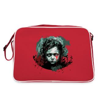 PLEURS D’ENFANTS - Sac Retro - rouge/blanc - Dos