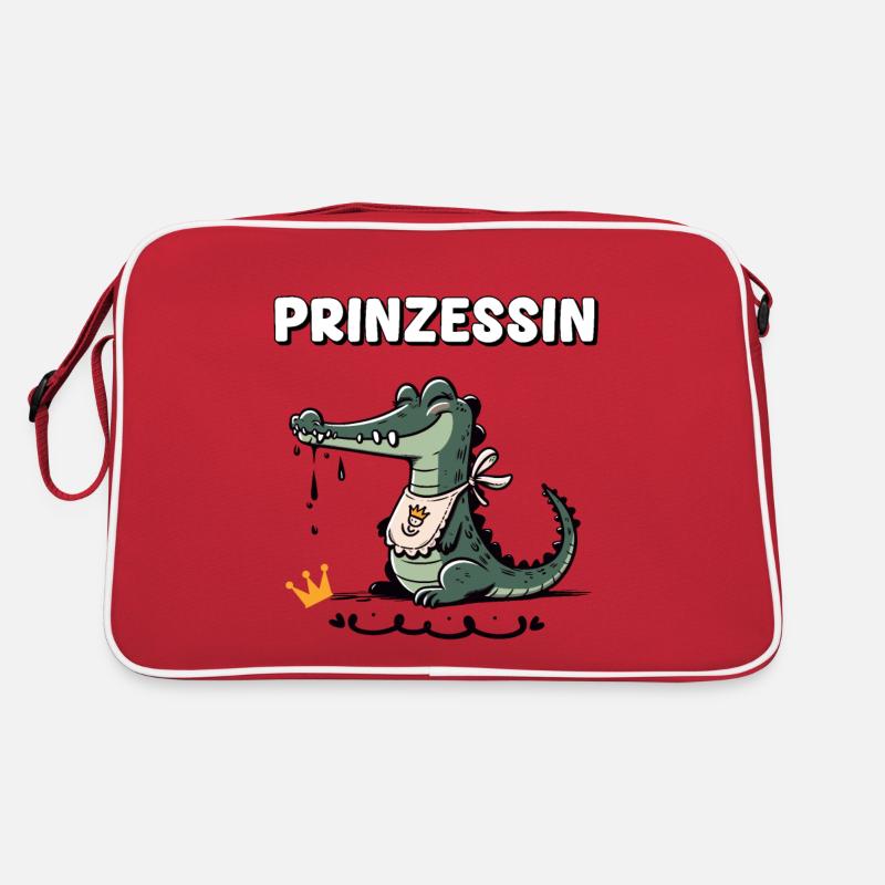 Carnaval Princesse Crocodile Drôle Cologne Alaaf Sac Retro