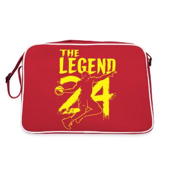 LA LÉGENDE 24 - Sac Retro - rouge/blanc - Dos