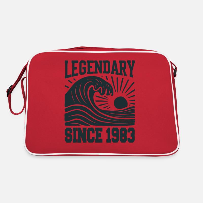 Legendary since 1983 Birthday Wave Retro Bag