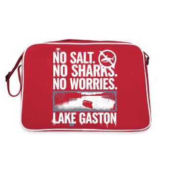 Votre retraite au bord d’un lac - Sac Retro - rouge/blanc - Dos