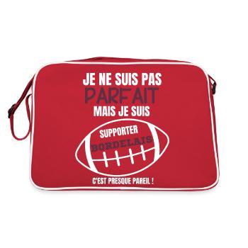 Supporter Bordeaux Parfait Rugby - Sac Retro - rouge/blanc - Dos
