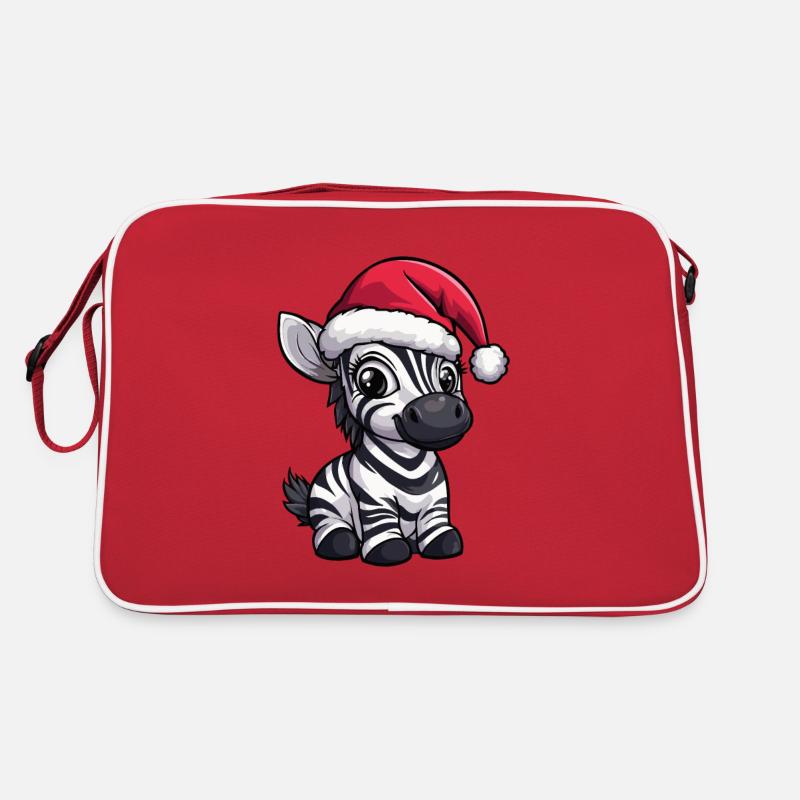 Noël zèbre Sac Retro