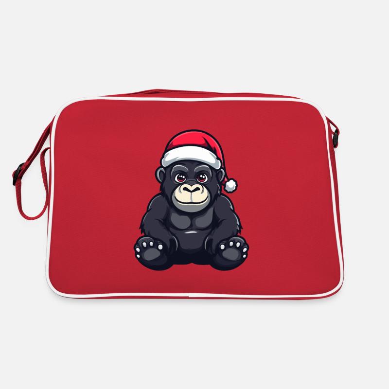 Noël des gorilles Sac Retro