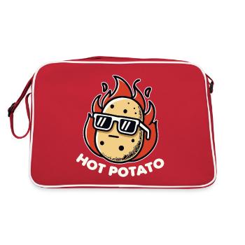 Cool Hot Patate Légumes Régime végétalien - Sac Retro - rouge/blanc - Dos