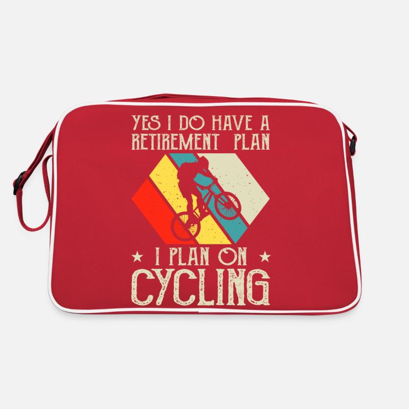 I Plan on cycling Retro Tasche