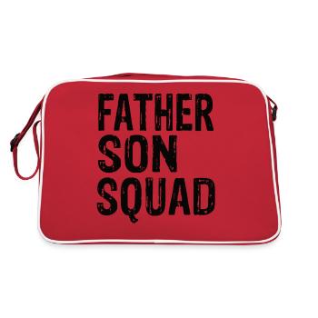 Escouade père-fils - Sac Retro - rouge/blanc - Dos