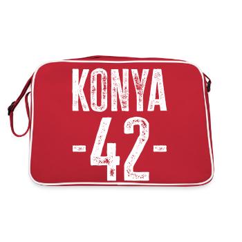 Konya 42 – Traditions de Türkiye - Sac Retro - rouge/blanc - Dos