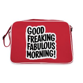 GOOD MORNING! - Retro Bag - red/white - Back