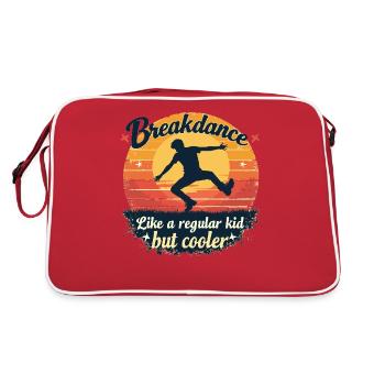 Breakdance Retro Design – Tenue cool pour les danseuses - Sac Retro - rouge/blanc - Dos