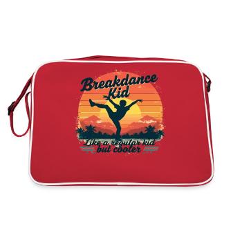 Breakdance Retro Design – Tenue cool pour les danseuses - Sac Retro - rouge/blanc - Dos