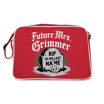 DERNIÈRE PAUSE - Sac Retro - rouge/blanc - Dos