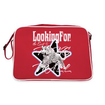 Exit - Ausgang - Retro Bag - red/white - Back