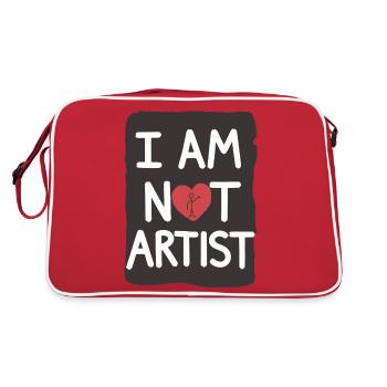 ART STATEMENT - Retro Bag - red/white - Back