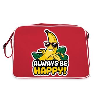BANANE - Sac Retro - rouge/blanc - Dos
