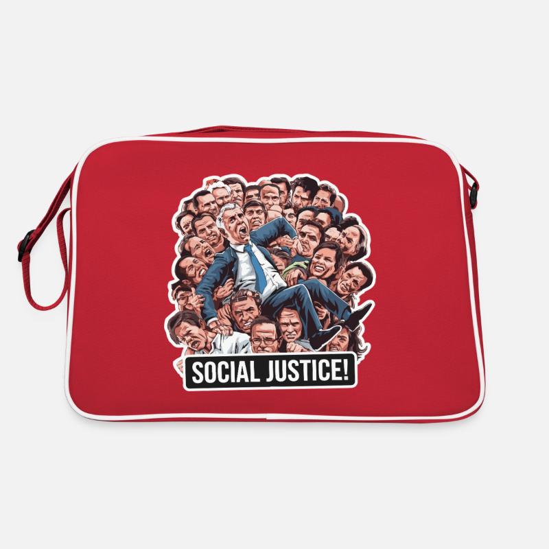 SOZIALE GERECHTIGKEIT Retro Tasche