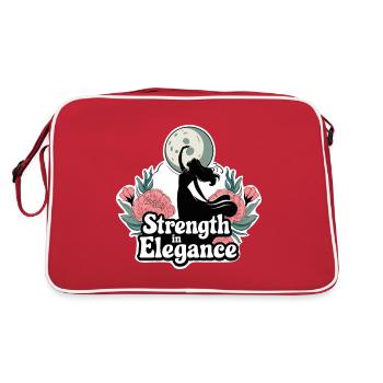 LA FORCE DANS L’ÉLÉGANCE - Sac Retro - rouge/blanc - Dos