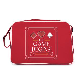 PLAYING CARD - Retro Bag - red/white - Back