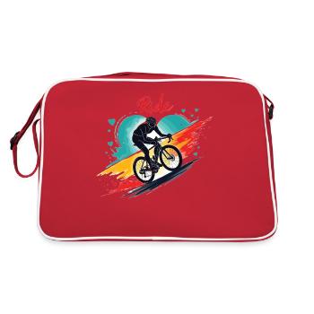 Vélo de route Vélo de route Vélos de route pour les amateurs de cyclisme Motard - Sac Retro - rouge/blanc - Dos