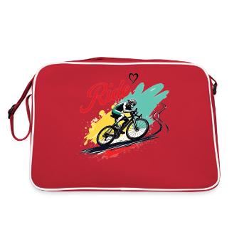 Vélo de route Vélo de route Vélos de route pour les amateurs de cyclisme Motard - Sac Retro - rouge/blanc - Dos