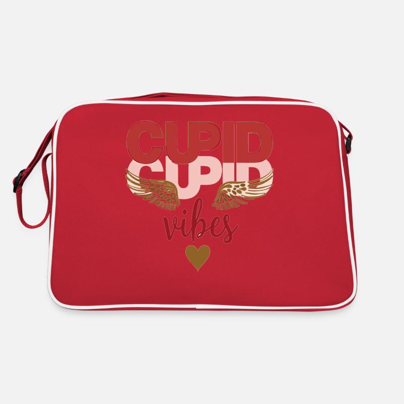 Romantisches Valentinstag Liebe & Valentinstag Retro Tasche