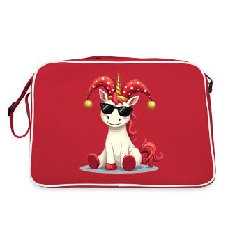 Carnaval Carnaval Licorne Costume de carnaval - Sac Retro - rouge/blanc - Dos