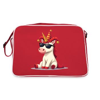 Carnaval Carnaval Licorne Costume de carnaval - Sac Retro - rouge/blanc - Dos