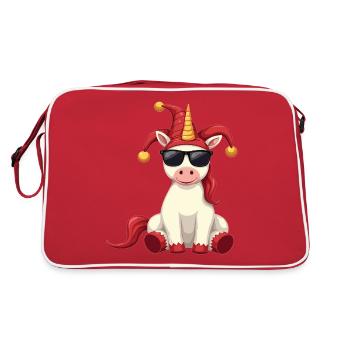 Carnaval Carnaval Licorne Costume de carnaval - Sac Retro - rouge/blanc - Dos