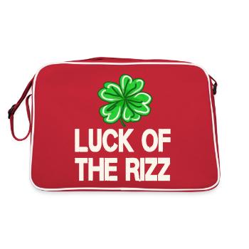 Shamrock Irish Rizz Lucky St Patricks Day - Sac Retro - rouge/blanc - Dos