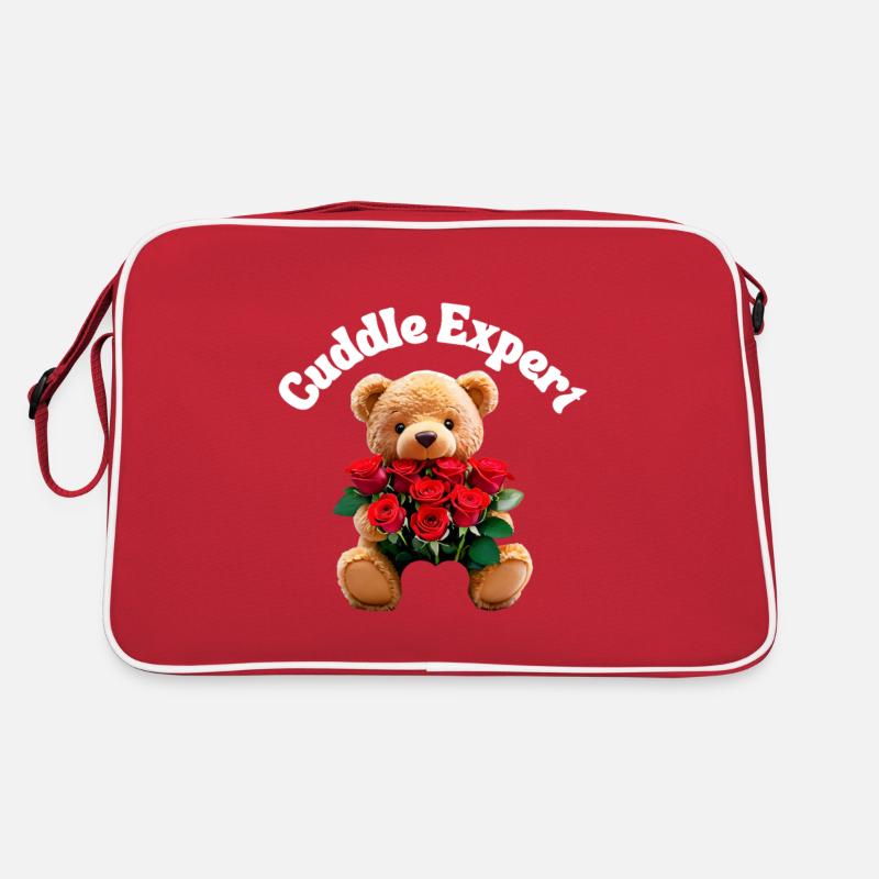 Cuddle Expert - Retro Bag - red/white