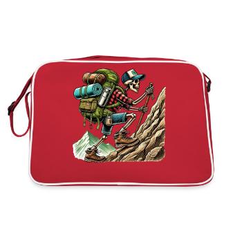 Skeleton Hiker Aventure d’alpinisme - Sac Retro - rouge/blanc - Dos