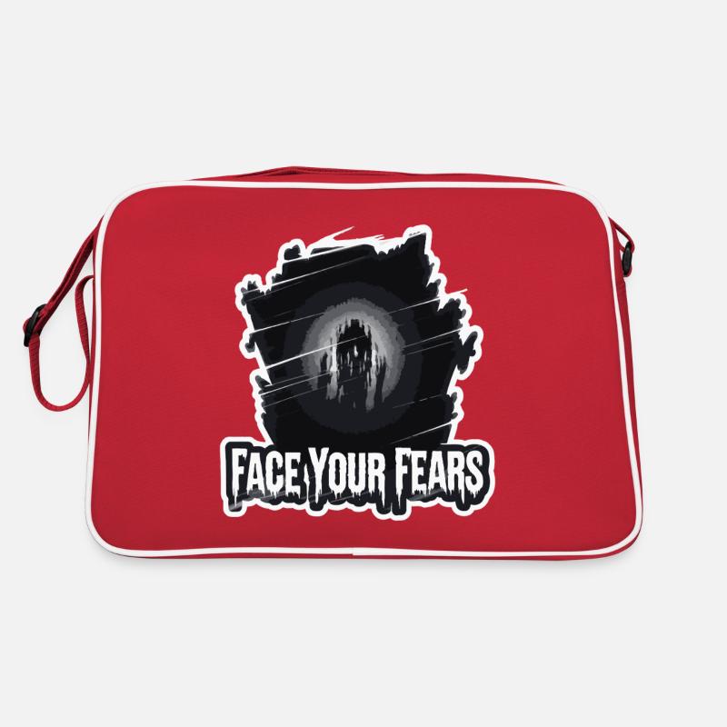 DEINE SCHLIMMSTEN ÄNGSTE Retro Tasche