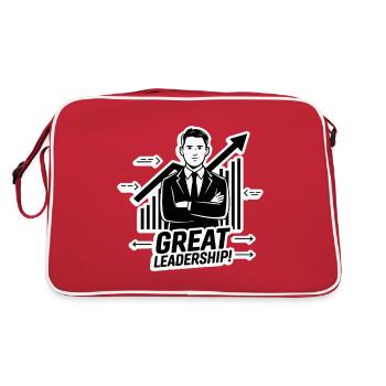 BOOS MAN - Retro Bag - red/white - Back
