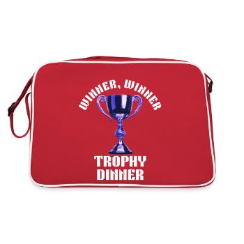 Winner Winner Trophy Dinner - Retro Bag - red/white - Back