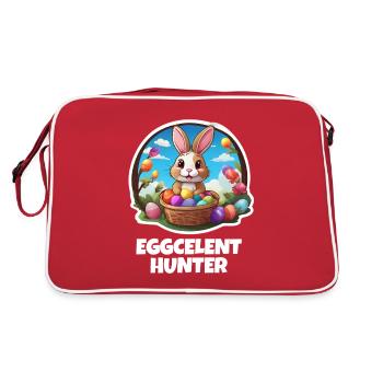 Eggcellent Hunter - Retro Bag - red/white - Back