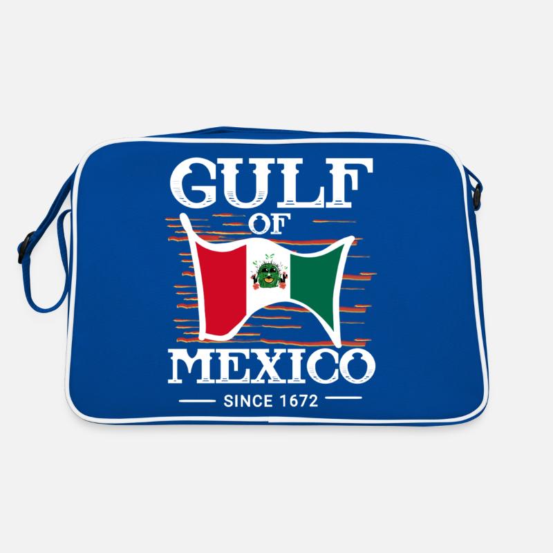 Golfe du Mexique avec drapeau Sac Retro