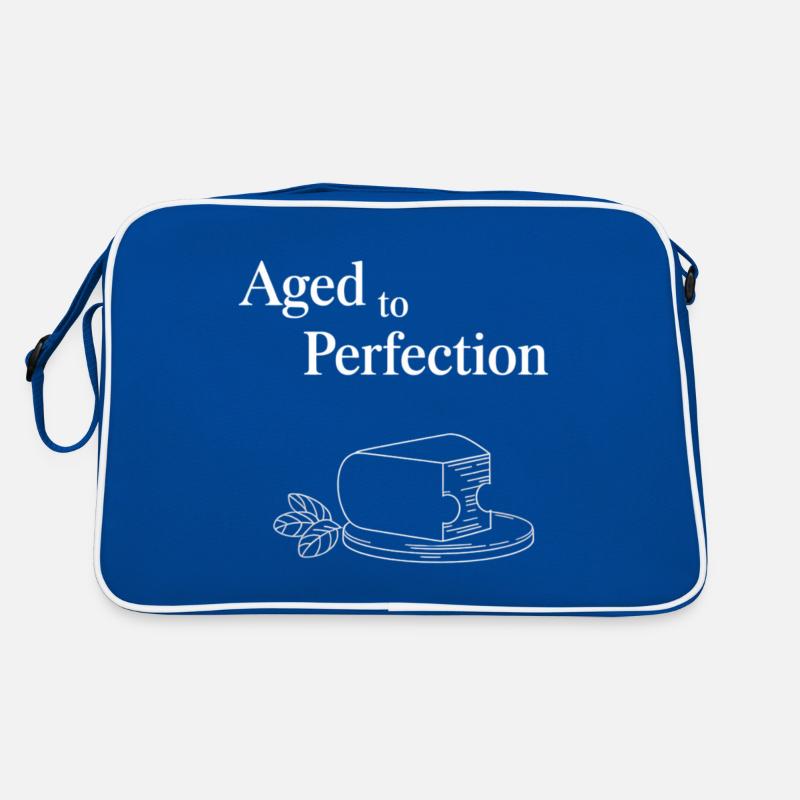 Aged to Perfection Cheese Lover Design Retro Tasche