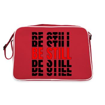 Be still - Retro Bag - red/white - Back