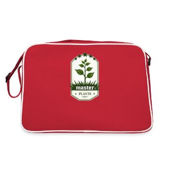 Master of Plants Bold Emblem - Retro Bag - red/white - Back