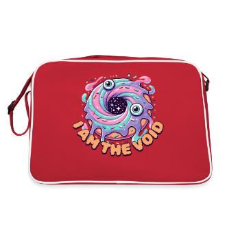 Je suis le Vide – Donut Galaxy – Ich bin das Nichts - Sac Retro - rouge/blanc - Dos