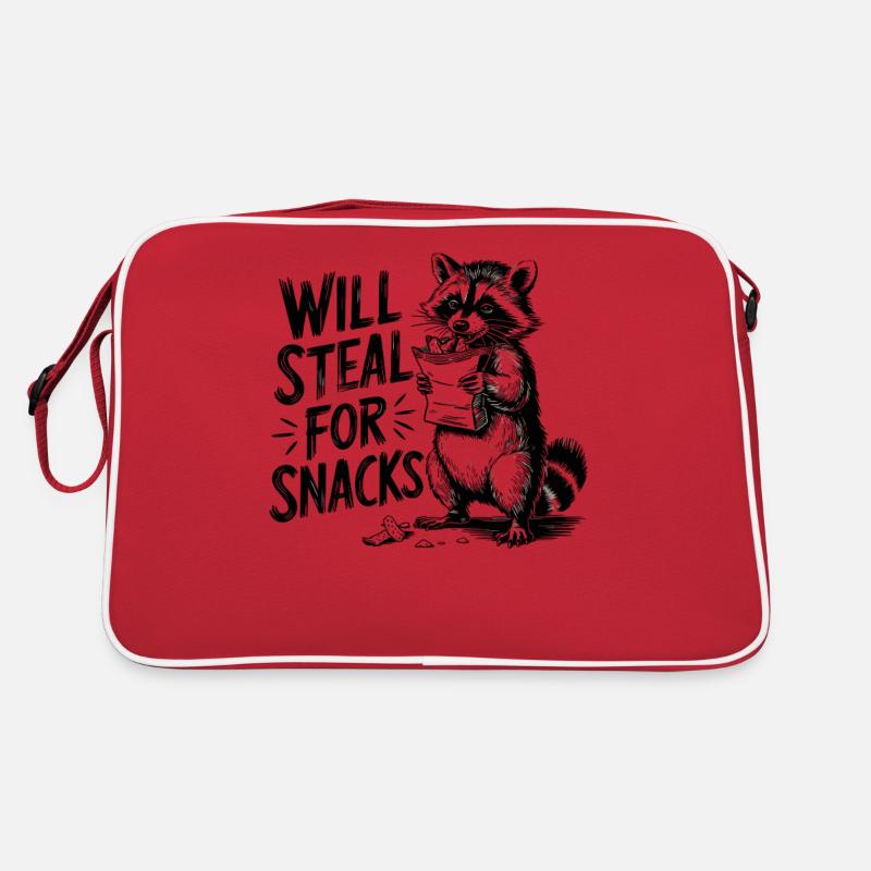 raton laveur collations drôles humour dire Sac Retro