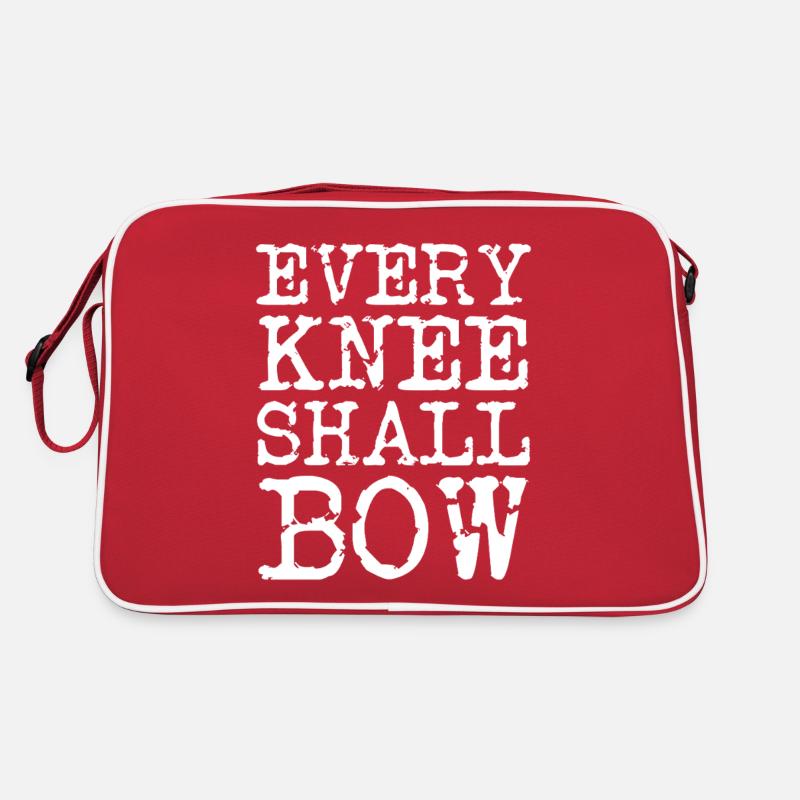 Every knee will bow Faith Retro Bag