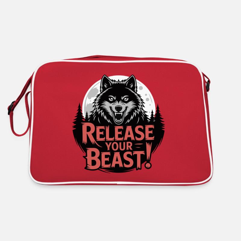 LASS DEIN TIER LOS Retro Tasche