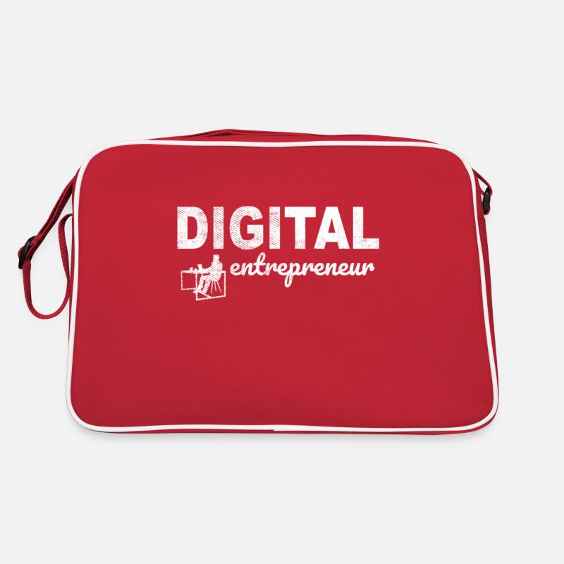 Entrepreneur numérique Sac Retro
