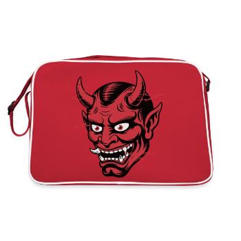 MASQUE DE STYLE ARTISTIQUE - Sac Retro - rouge/blanc - Dos