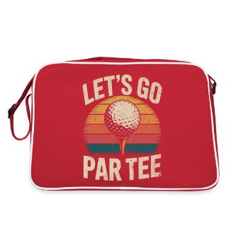 Par tee drôle golf design - Sac Retro - rouge/blanc - Dos