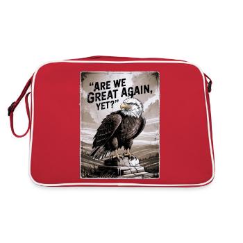 Are We Great Again, Yet? - Retro Bag - red/white - Back