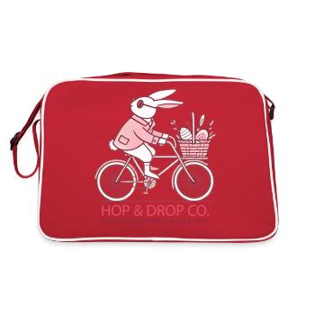 Vélo lapin de Pâques rétro HOP AND DROP CO. - Sac Retro - rouge/blanc - Dos