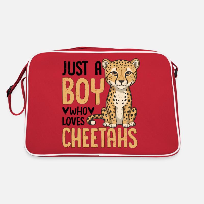 Juste un garçon qui aime les guépards Sac Retro