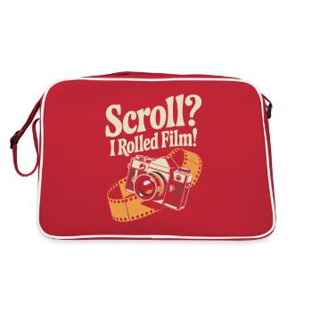 Conception drôle de caméra rétro - Sac Retro - rouge/blanc - Dos